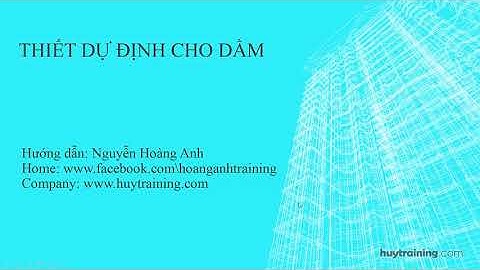 Thiết kế dự định cho dầm cột trong Robot Structural   Elsoft vn