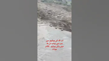 اب تک کی ویڈیوز میں سب سے زیادہ دل ہلا دینے والی ویڈیو کالام سوات سیلاب 