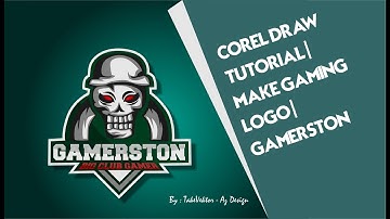 Corel Draw Tutorial | Make  Gaming Logo | GamerSton Logo by takevektor
