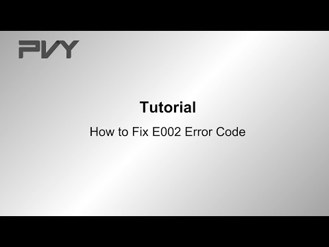 Tutorial | How to Fix E002 Error Code