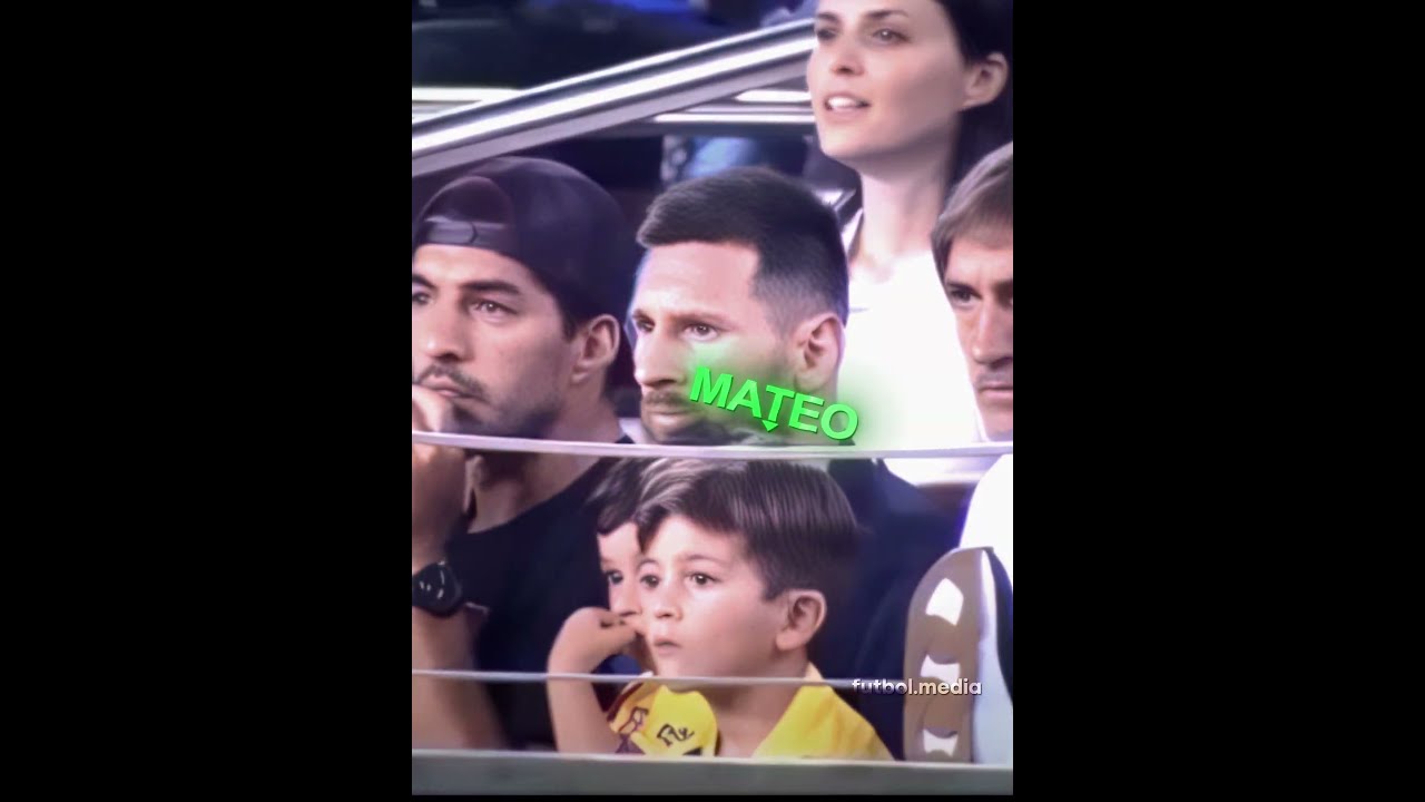 Ronaldo Jr Mateo Messi S Reaction To Goal 