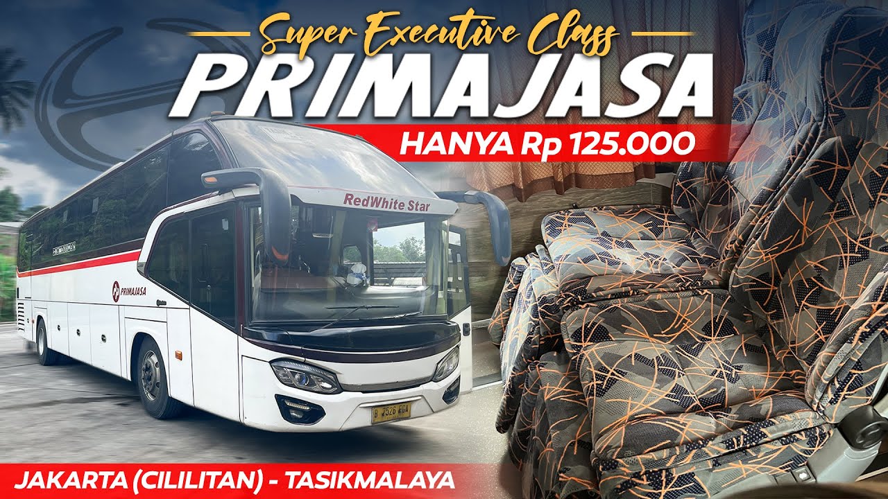 NYAMAN, TEPAT WAKTU DAN EKONOMIS | Trip Naik Bus Kasta Tertinggi Primajasa Jakarta - Tasik