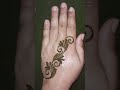 simple & easy mehndi design #shorts #shortvideo #viral #india #shortsfeed #ytshorts #trending