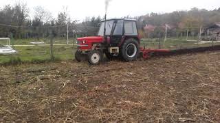 Zetor 5611 autumn plowing /őszi szántás