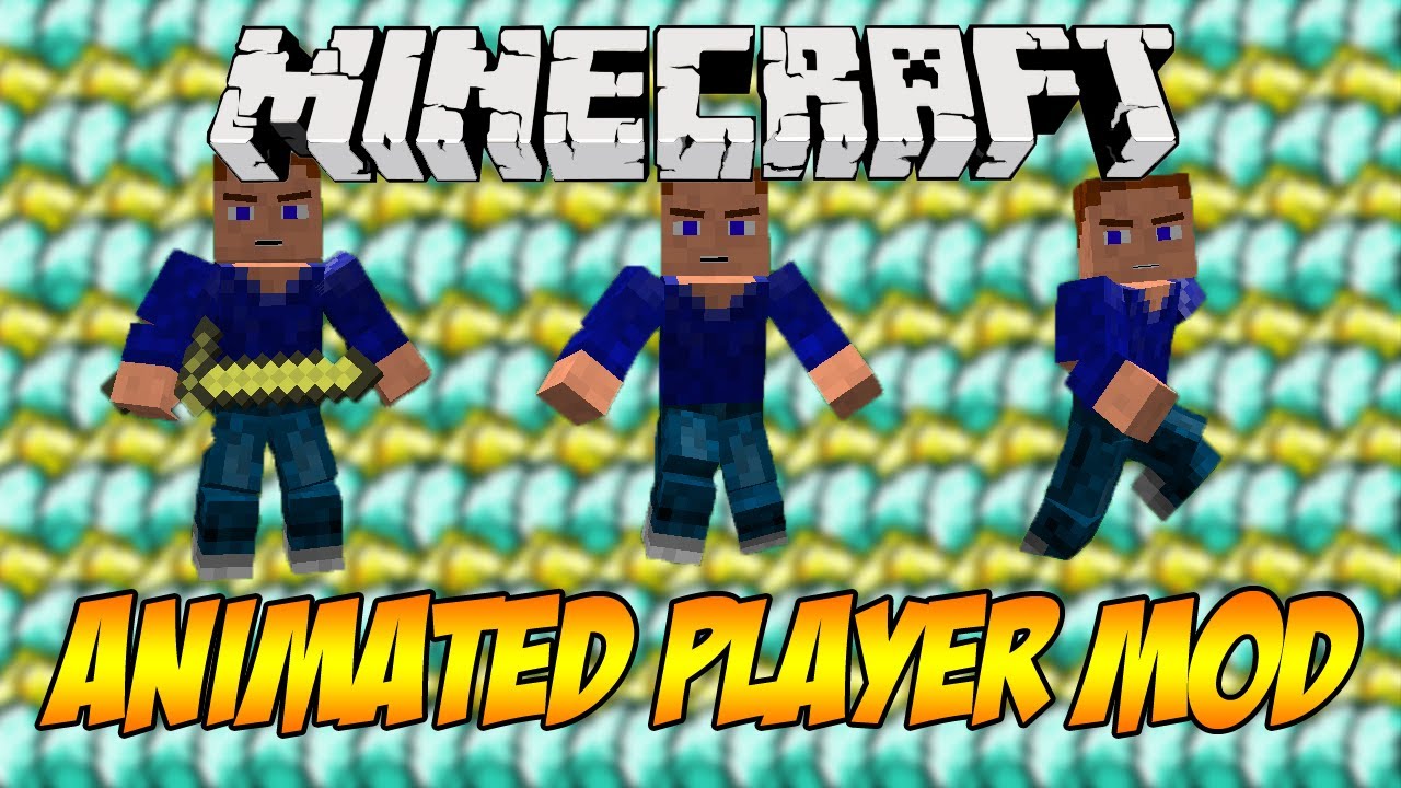 Animated Player Mod 1.18.2/1.18/1.17.1/1.15.2 - Walking, Running, Swimming +