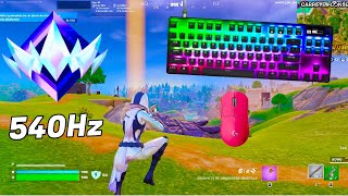 SteelSeries Apex Pro TKL ASMR 😴 Unreal Ranked 🏆 Satisfying Keyboard Fortnite 360 FPS 4K