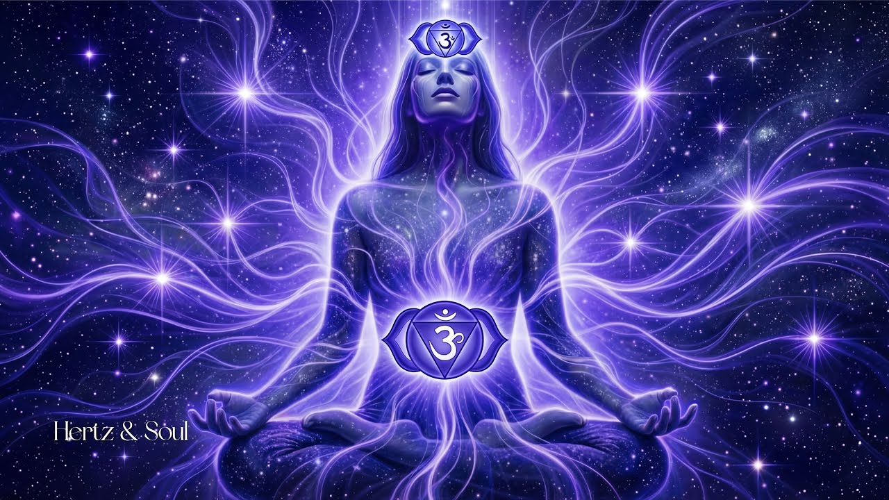 852 Hz Third Eye Chakra Healing | Deep Sleep, Intuition & Pineal Gland ...