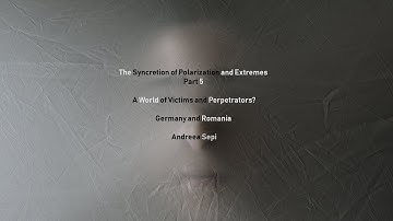 The Syncretion of Polarization and Extremes - Part 5 - Germany and Romania