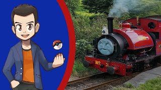 Sir Handel pulling a train during Awdry Extravaganza 2025 - NerdyNorwegian