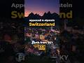 [Earth from SKY] Switzerland - Appenzell &amp; Alpstein (4K UHD) Beautiful Nature Travel #Shorts