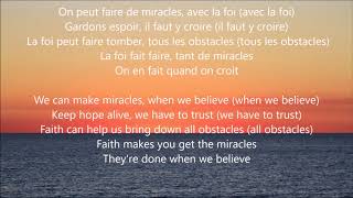 When You Believe (French Version) - English Lyrics