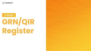 What is GRN/QIR Register on TranZact?