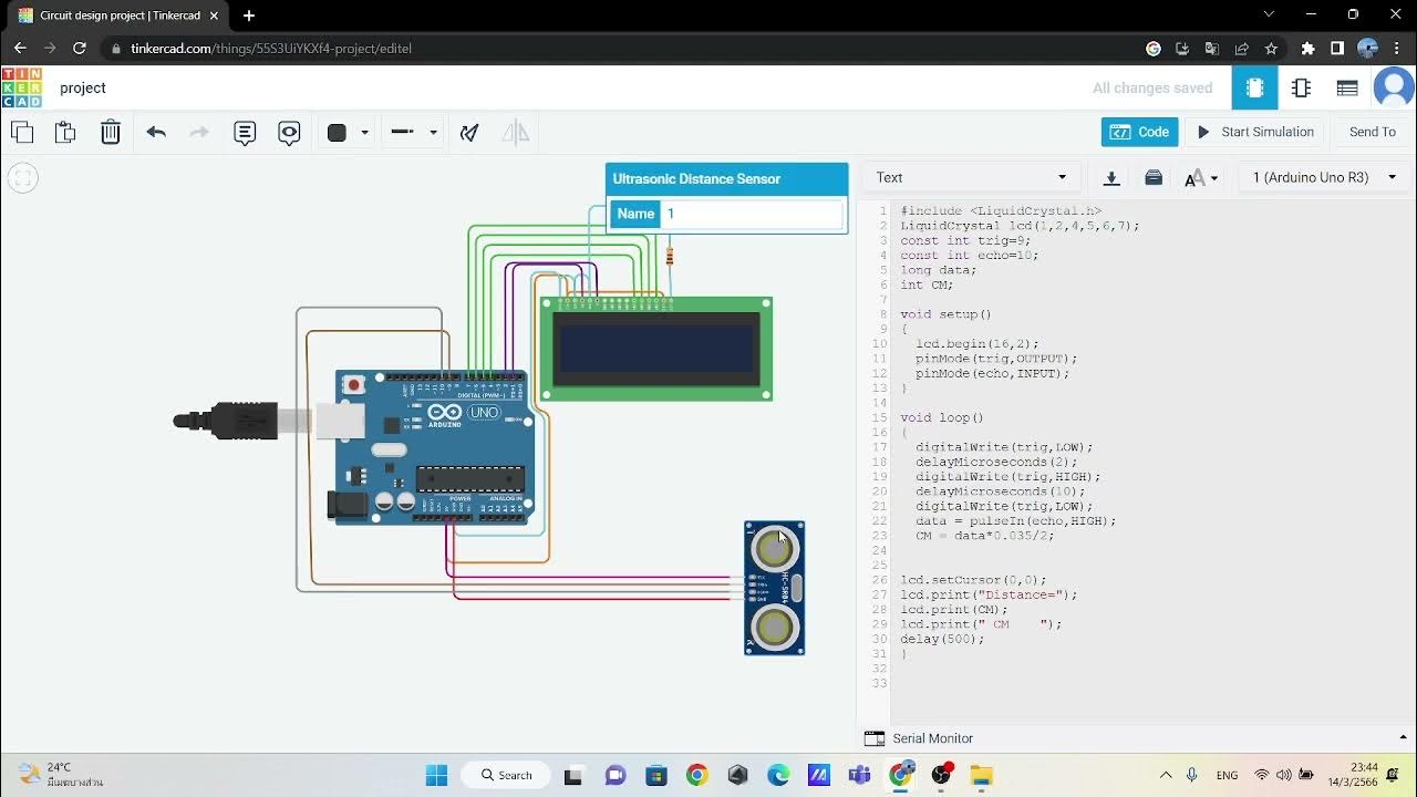 Arduino Project : ตลับเมตรไร้สาย - YouTube