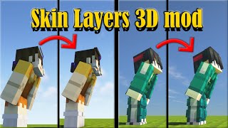 Minecraft 1.16.5 - Skin Layers 3D mod screenshot 1