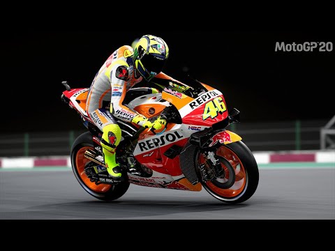 Motogp 20 V. Rossi 46 HONDA RC213V 2020 Pak 1 Version 2 By LEONE 291