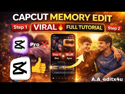 How to Make Memory Edit in CapCut | Viral Flashback Edit Tutorial 