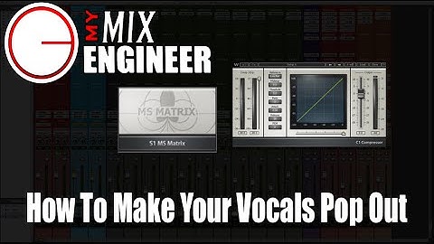 How To Make Your Vocal Pop Out In A Mix - Using Waves S1 & C1