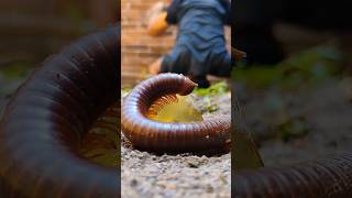 I provide fresh mango jelly for the millipedes #shortvideo