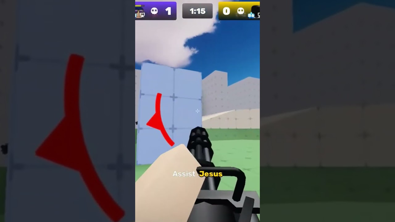 Roblox Rivals minigun spam 