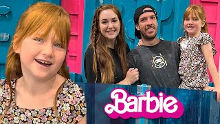 ADLEY visits Barbie in REAL LiFE!!  Surprise family trip to Mattel toy factory \& Dreamhouse Mansion