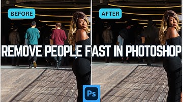 Remove People FAST in Adobe Photoshop | Generative Fill vs Content Aware