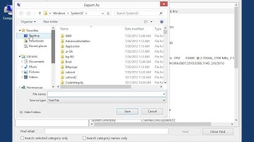 Windows 8.0 Professional - Save System Data to a Text File