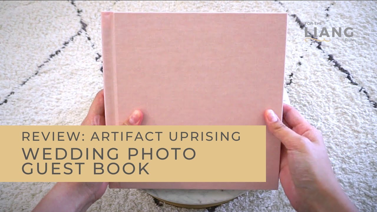 Artifact Uprising Wedding Guest Book (Layflat Photo Album) REVIEW - YouTube