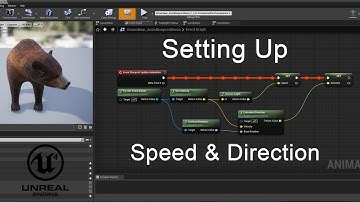 Unreal AnimBlueprint Setting Speed & Direction (Making an AI character Part 3)