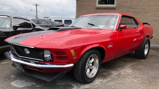 Test Drive 1970 Ford Mustang Fastback $21,900 Maple Motors #545 видео