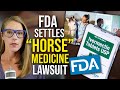 Fda settles horse med lawsuit  dr mary talley bowden