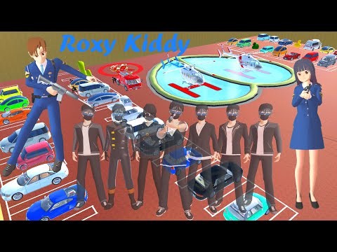 Police Officer Yuta Mio Arrests Vehicle Thief in Sakura City 🚗🚙 | Sakura Simulator | Roxy Kiddy