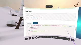 HTC Vive XRE WebXR browser update: Hands tracking now works!