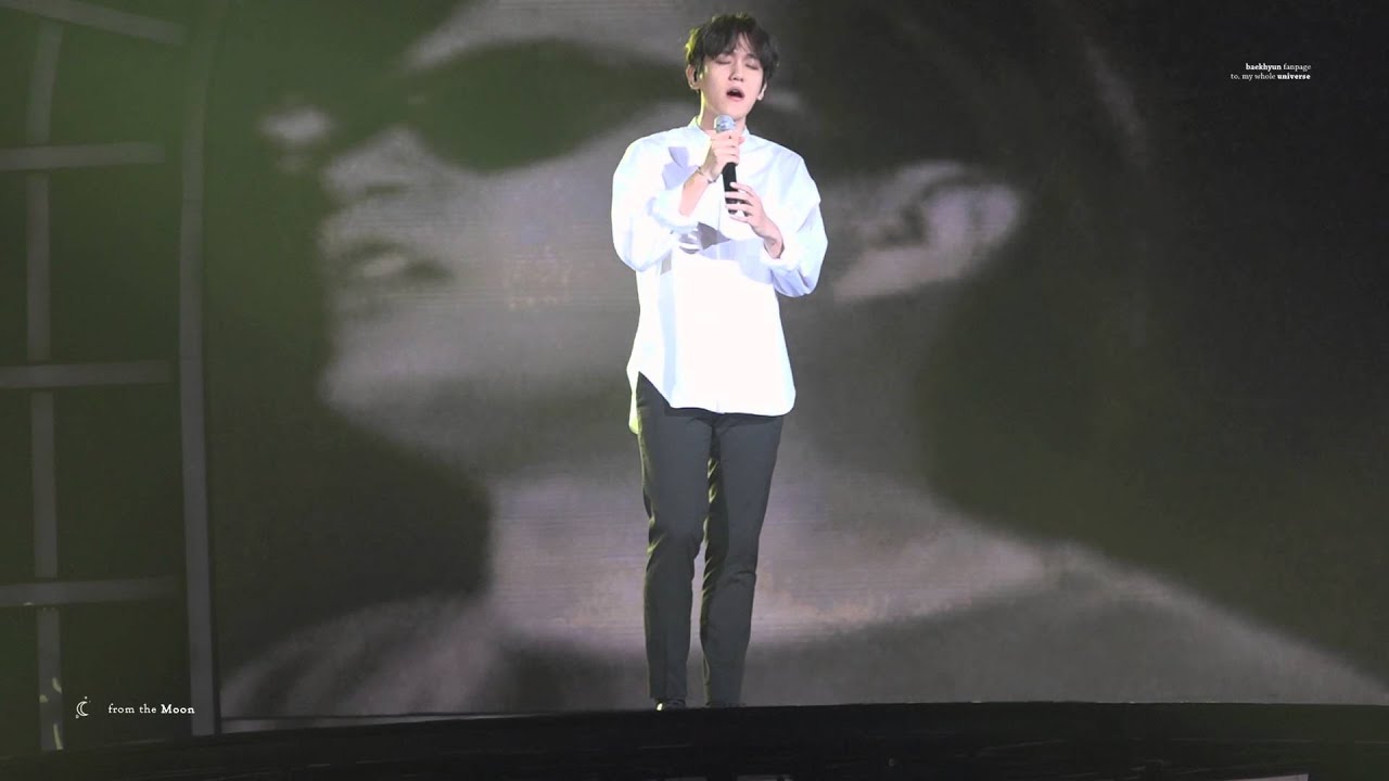 151227 SBS 가요대전 백현 비처럼 음악처럼