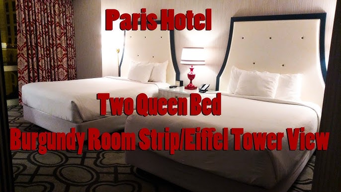 PARIS BURGUNDY ROOM EIFFEL VIEW Tour 🤩 Eiffel Tower included 🤩 Las Vegas  