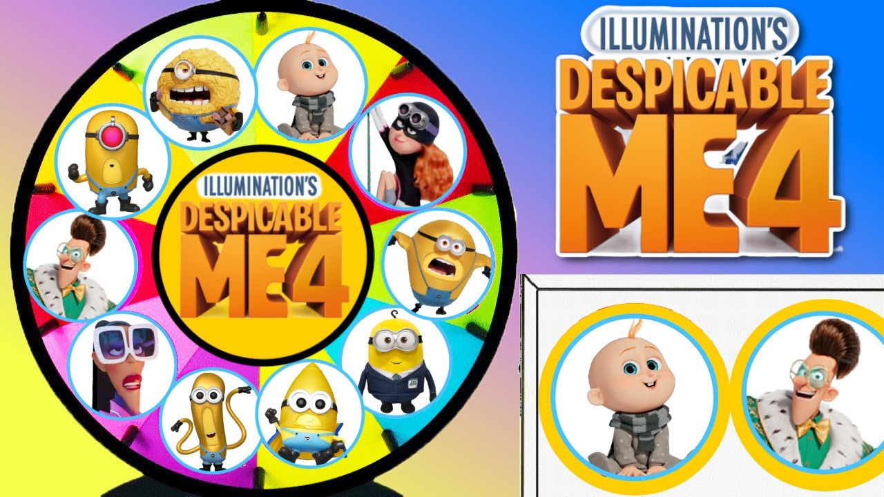 slot wikipedia Despicable Me 4 Spinning Wheel Game Surprises - Fun Games for Kids