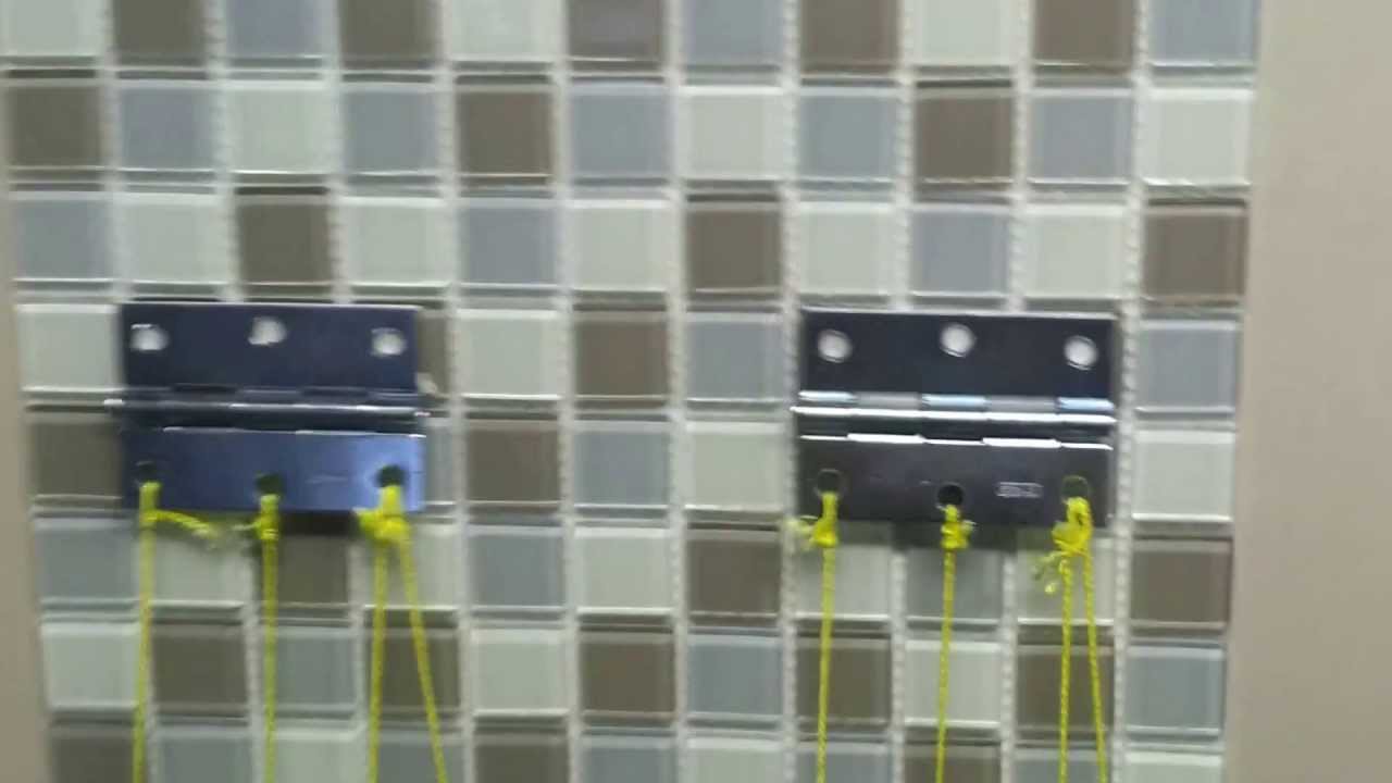 Peel and Stick Glass Tile installation made easy with New "White" LG 40