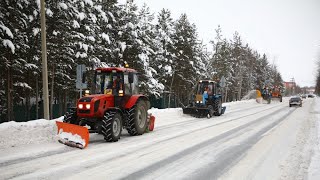 Новая снегоуборочная техника будет следить за содержанием дорог в Лянторе