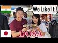 2 Japanese in India - Dosa, Street Food of Mumbai !! -  हमने डोसा खाया !! Ft-Mayo Japan