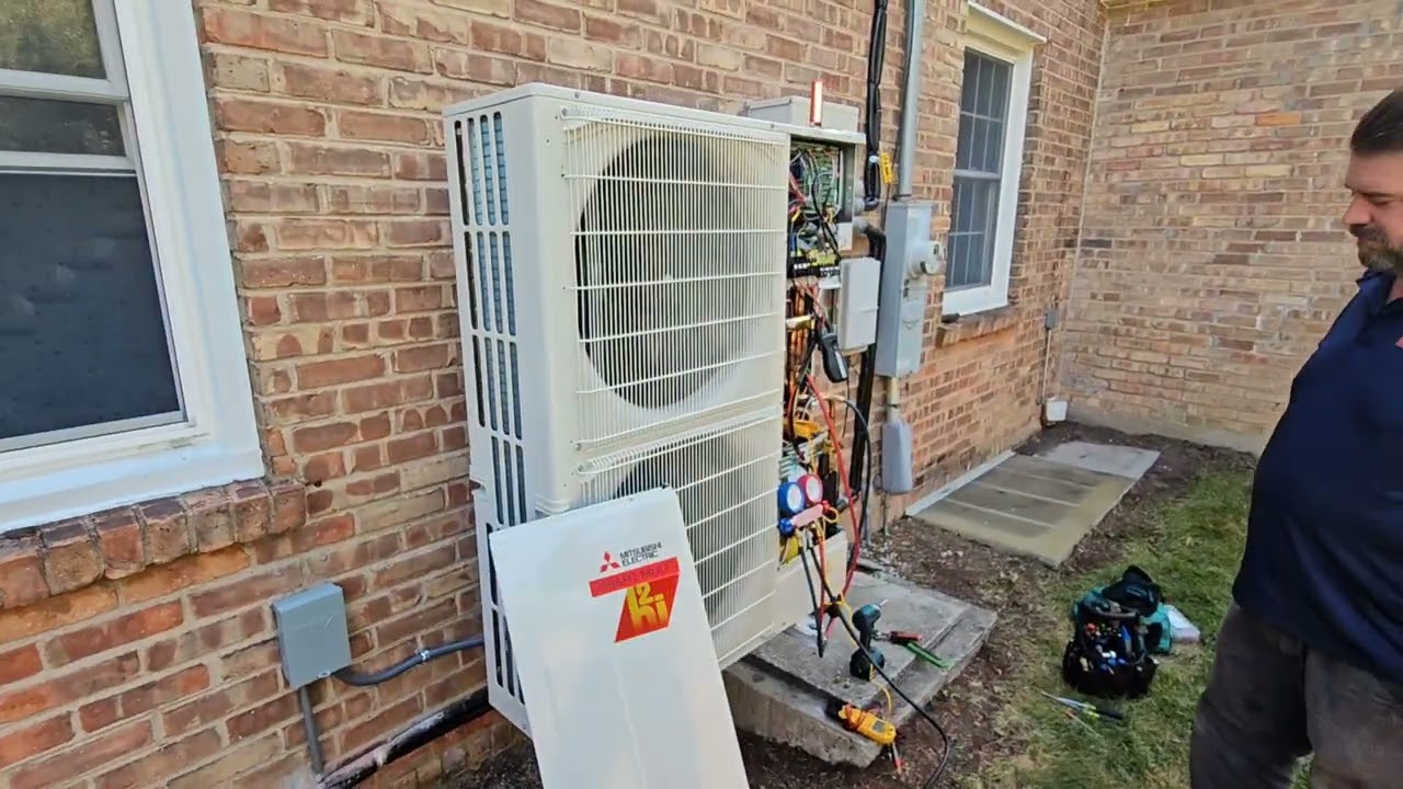 Mitsubishi Electric 2 Zone Dual Fuel Ducted Heat Pump