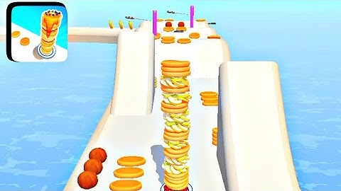 Pancake Run🥪🍌 Mobile gameplay walkthrough 🍇(Android iOS games) Level 44-46