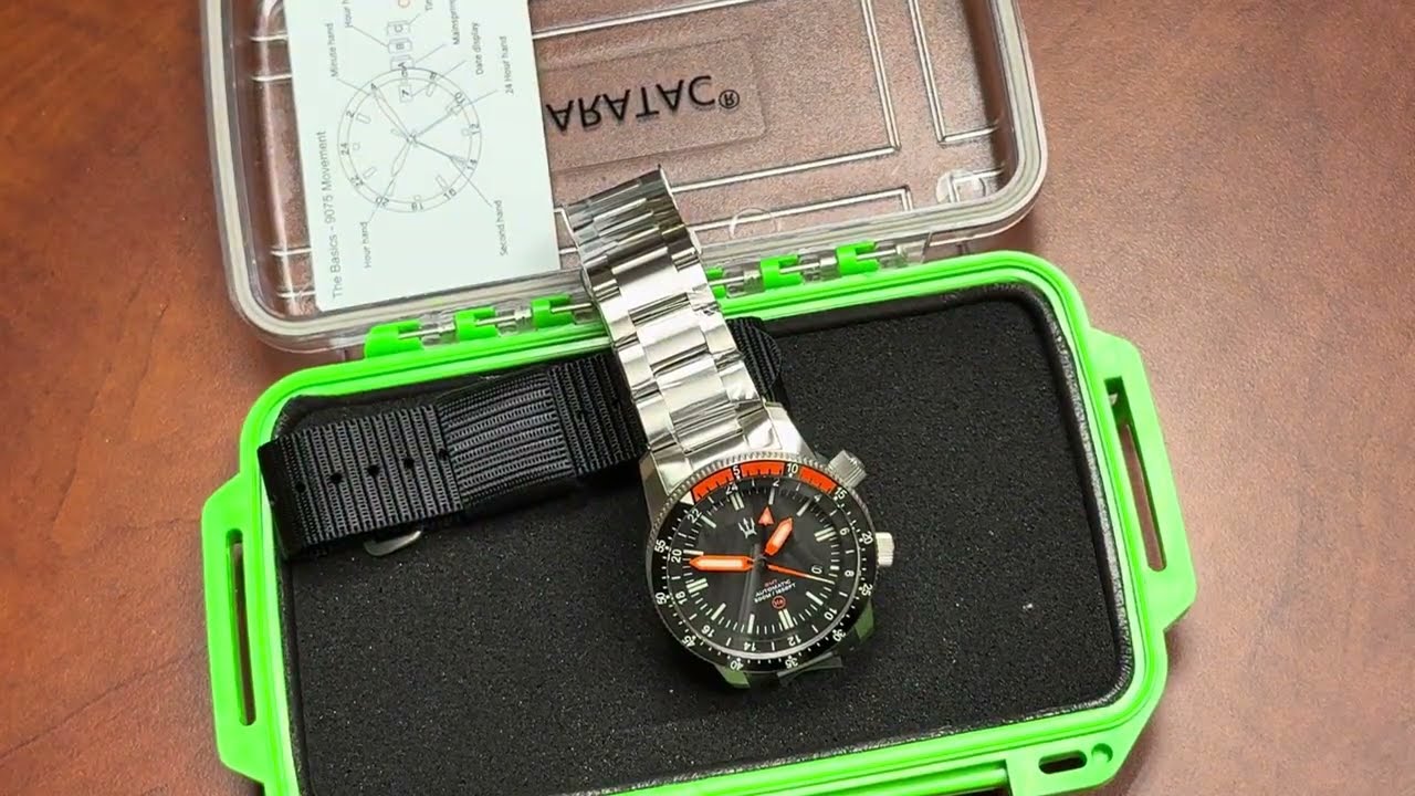 500M Alto Mare 42mm 9075 GMT - Stainless Steel Automatic Watch by