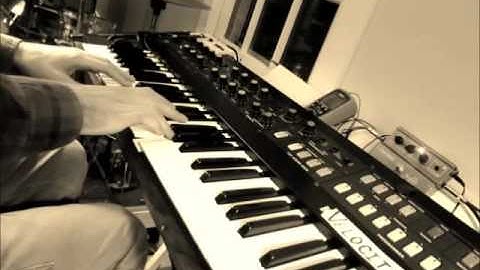 Korg Polysix with Velocity Sensitivity Mod (Piano/Clav)