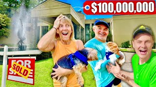 Surprising my Mom and Dad with my $100,000,000 Dream House!!