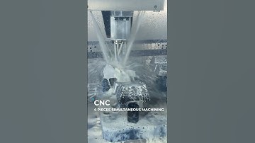 🚀 CNC Innovation at Weerg: 4 parts simultaneous machining! 🚀