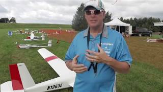 Peter Goldsmith Glider Design Interview At Aero Tow Event With I-26 Scale Sailplane