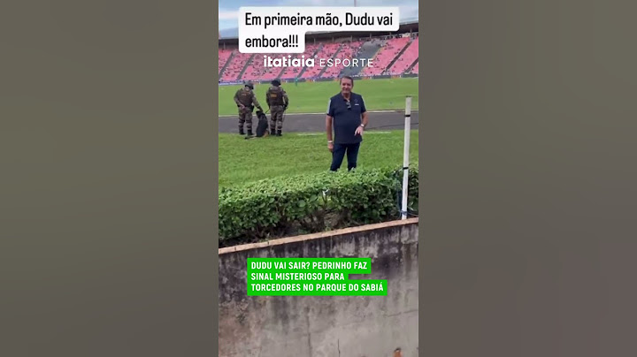 DUDU VAI SAIR DO CRUZEIRO? PEDRINHO FAZ SINAL PARA TORCEDORES NO PARQUE DO SABIÁ