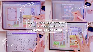 [4K] How I Create My Own Font & Template Using Procreate, Keynotes, & AnyFont On My iPad Pro ✏️📝 screenshot 5