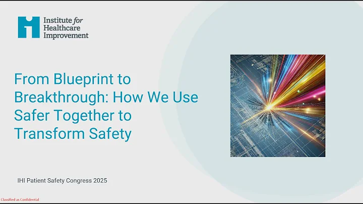 IHI Congress 2025 Keynote: From Blueprint to Breakthrough