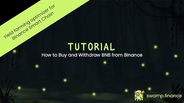 How to Buy and Withdraw BNB from Binance l Swamp.finance