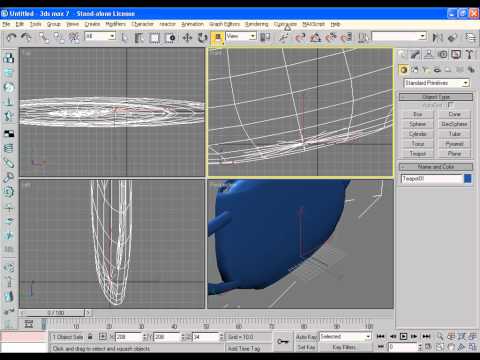 3D studio max გაკვეთილი პირველი
